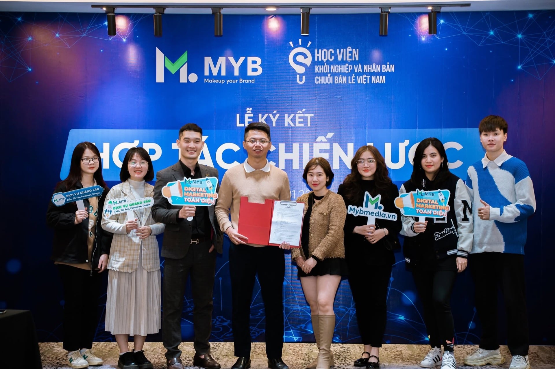 Lễ ký kết hợp tác chiến lược MYB Media