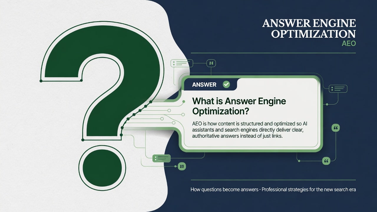 Answer Engine Optimization — minh họa AEO 2026 cho SME Việt Nam, Knowledge Hub MYB Media 2026