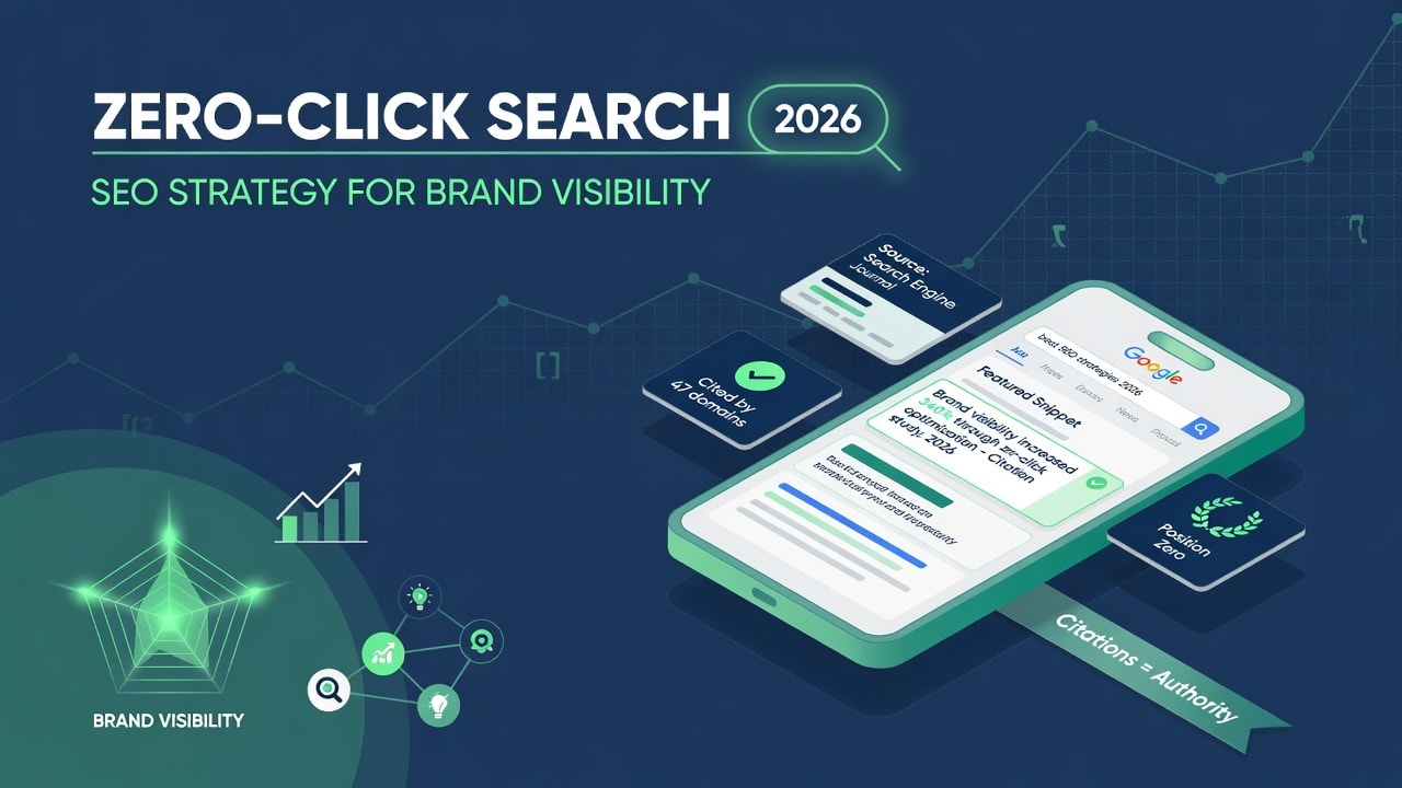 Zero-click search 2026 — minh họa Zero-click SEO cho SME Việt Nam, Knowledge Hub MYB Media 2026