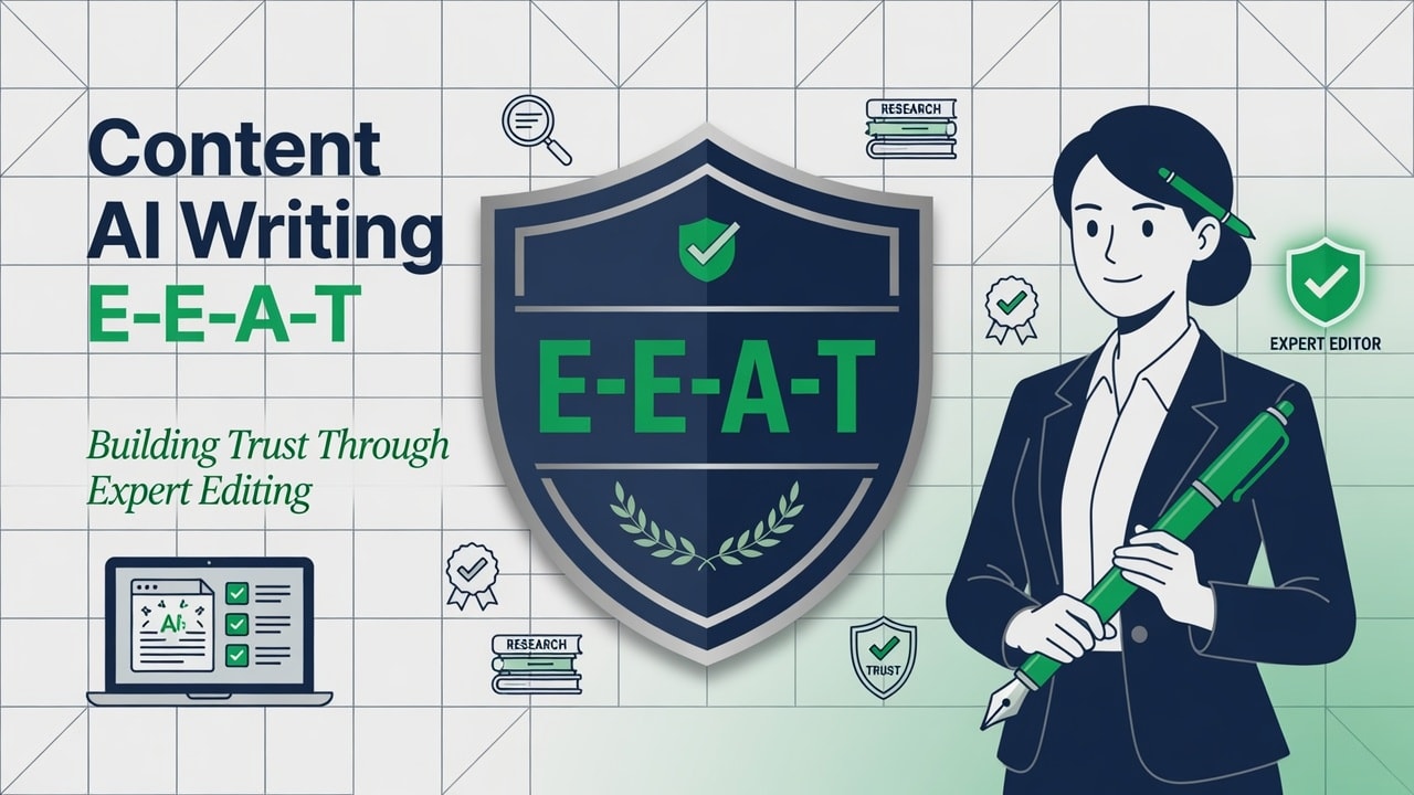 Content AI & uy tín brand — minh họa Content AI + E-E-A-T cho SME Việt Nam, Knowledge Hub MYB Media 2026