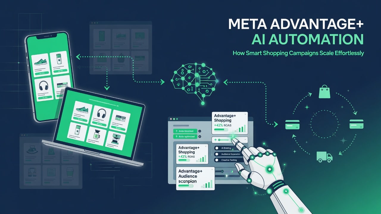 Meta Advantage+ 2026 — minh họa Meta Advantage+ cho SME Việt Nam, Knowledge Hub MYB Media 2026