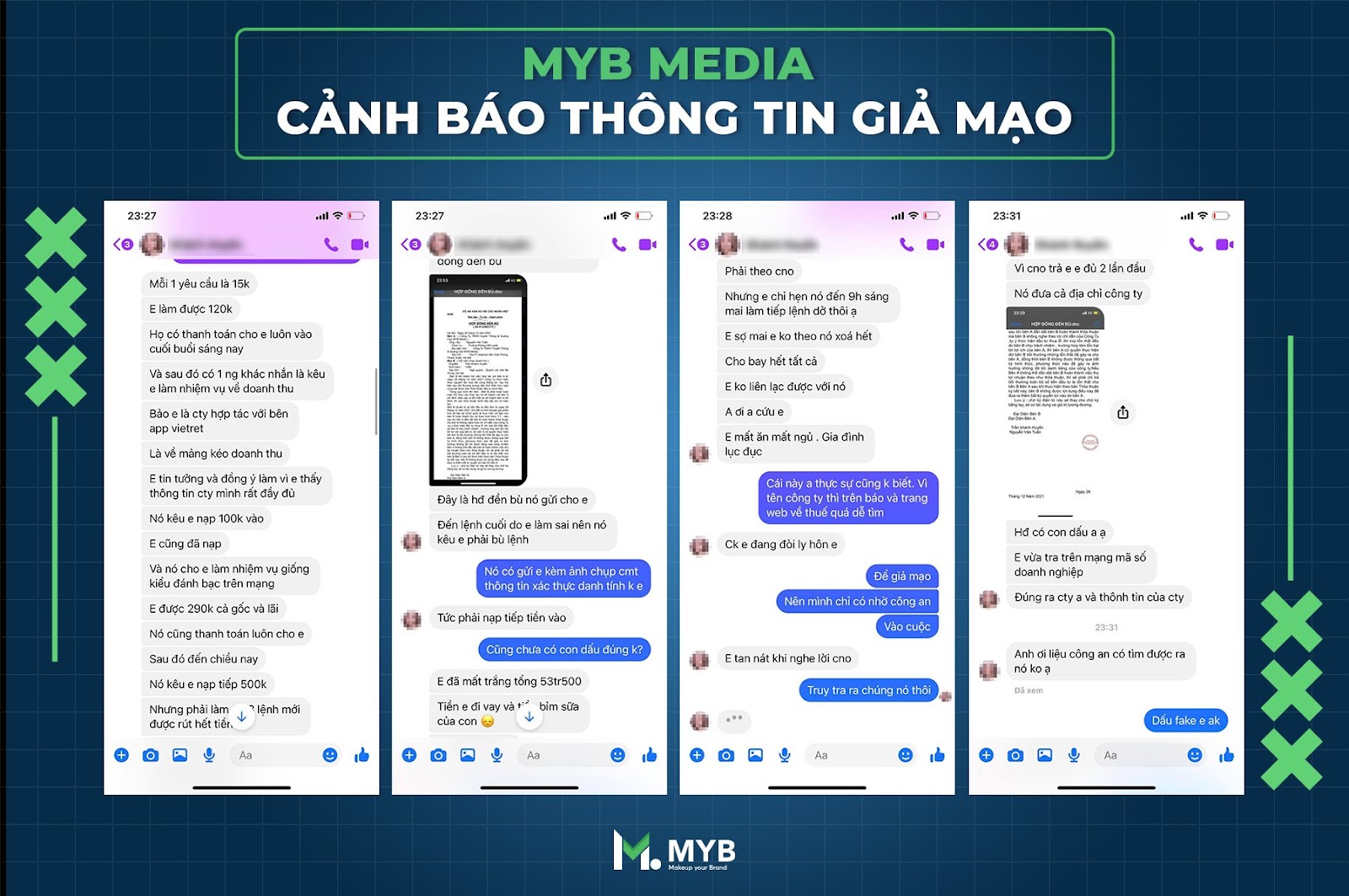 Mạo danh MyB Media Agency để lừa đảo, chiếm đoạt tài sản