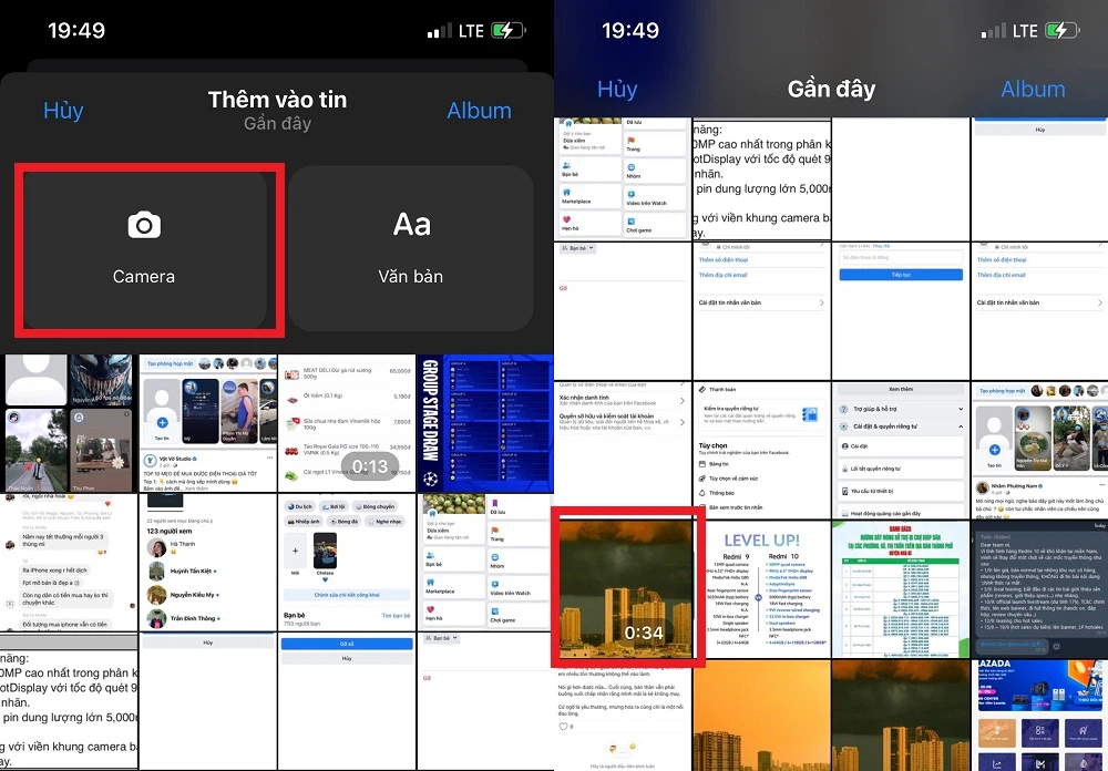 đăng video lên story facebook bị mờ